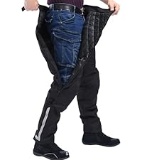 Amazon | RENHE バイク用オーバーパンツ 冬用 バイク用レザーパンツ